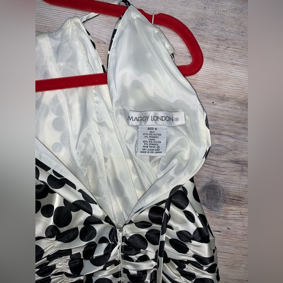 Beautiful Maggy London Halter Polka Dot Dress - Picture 11 of 12